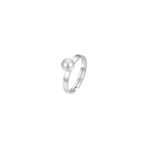 ANELLO DONNA IN ACCIAIO CON PERLA Luca Barra Cilento shop online