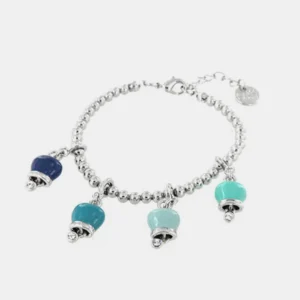 Amo Capri Bracciale in Metallo con Campanella mini 3571613 Cilento shop online
