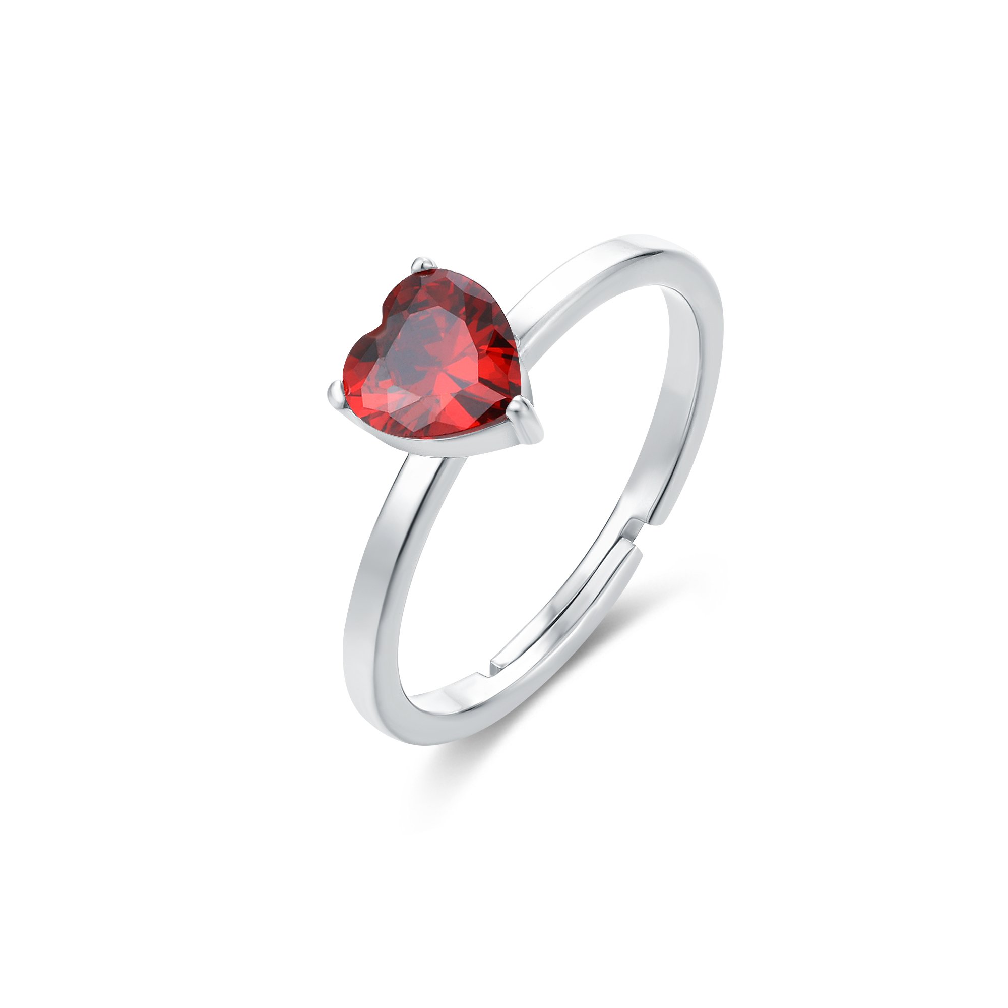Anello cuore rosso 12 Brand Gioielli Cilento shop online