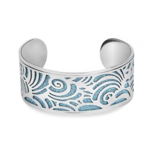 Bangle Stroili Lady Shine Acciaio azzurro Cilento shop online