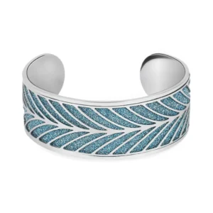 Bangle Stroili donna Arabesque Orientale Lady Shine Acciaio verde Cilento shop online