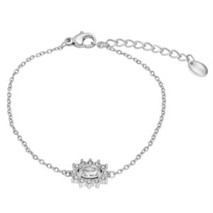 Bracciale Cristallo Kate bianco Brand Gioielli Cilento shop online