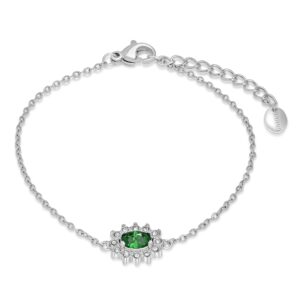 Bracciale Cristallo Kate verde Brand Gioielli Cilento shop online