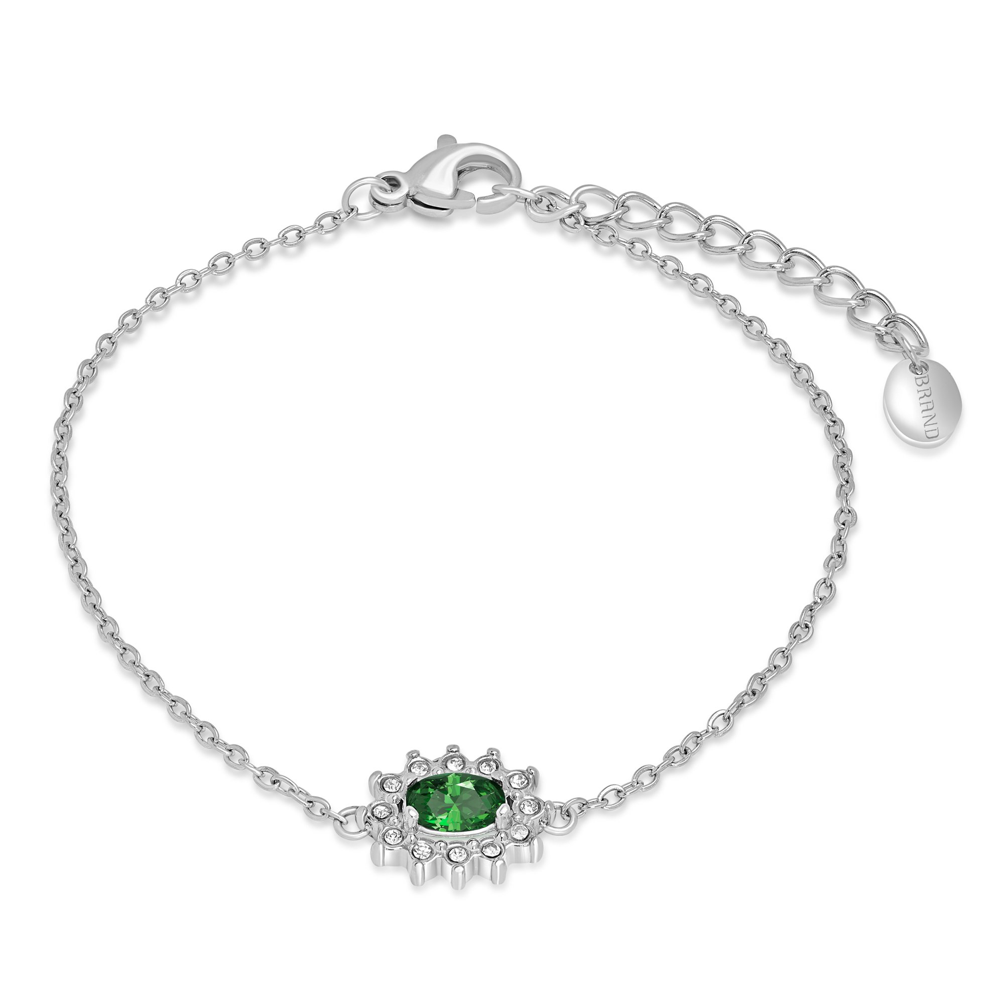 Bracciale Cristallo Kate verde Brand Gioielli Cilento shop online