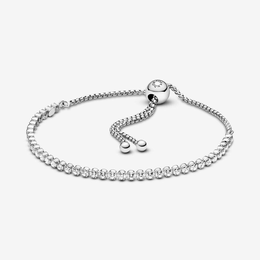 Bracciale Pandora tennis con chiusura regolabile Cilento shop online