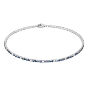Bracciale Stroili Tennis Argento Zirconi Blu e Bianchi Gentleman Cilento shop online