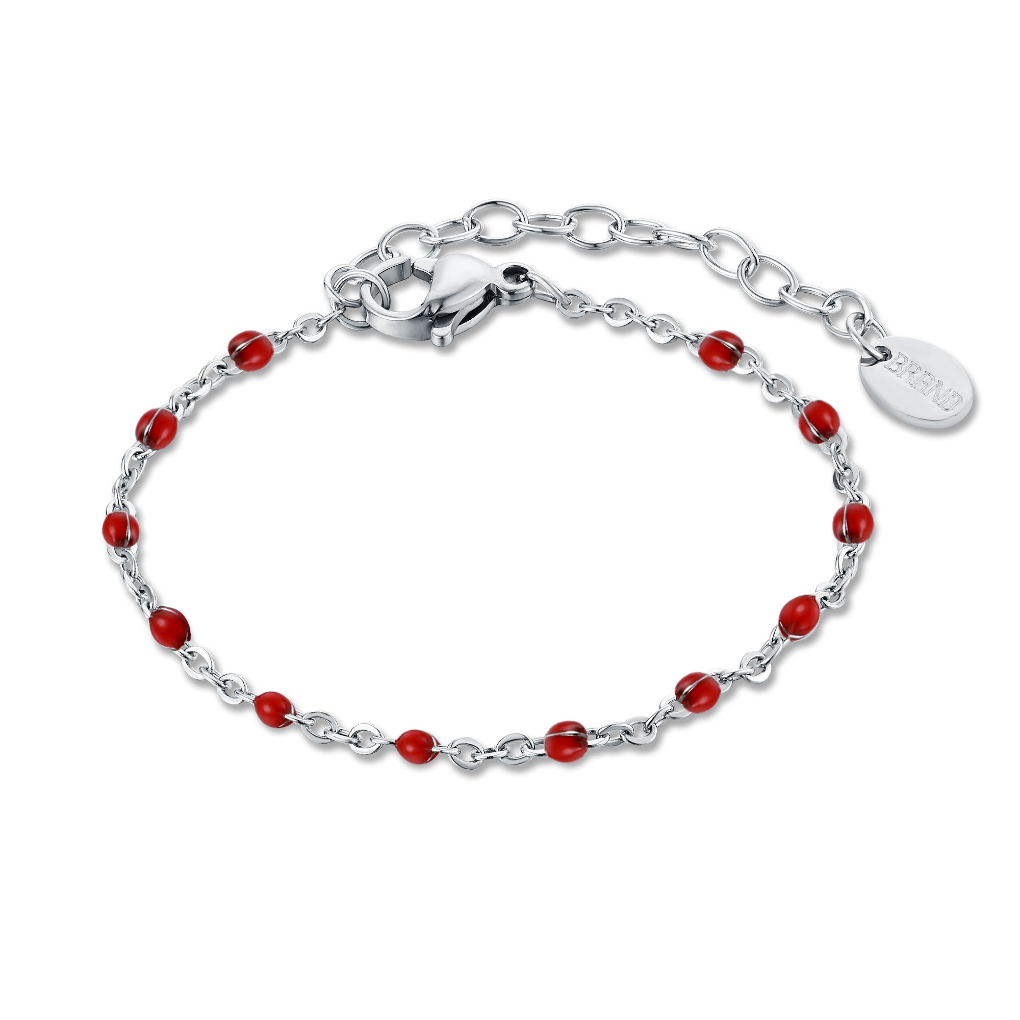 Bracciale catena smalto rosso Brand Gioielli Cilento shop online