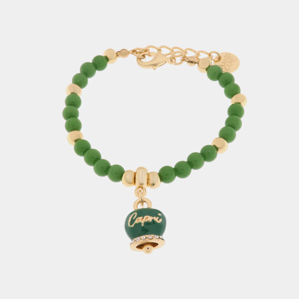 Bracciale in Metallo Con campanella portafotuna Capri Cilento shop online
