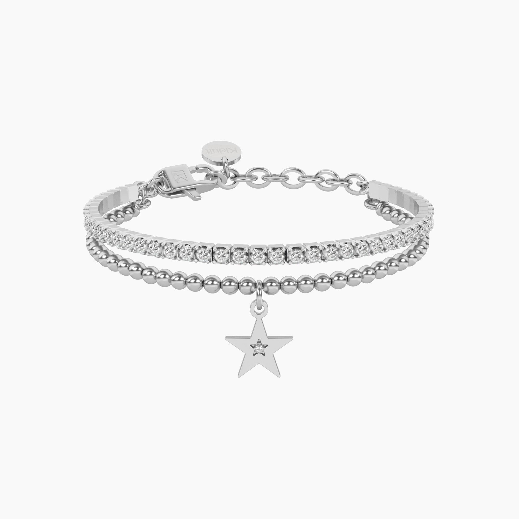 Bracciale tennis e sfere con stella Kidult Cilento shop online