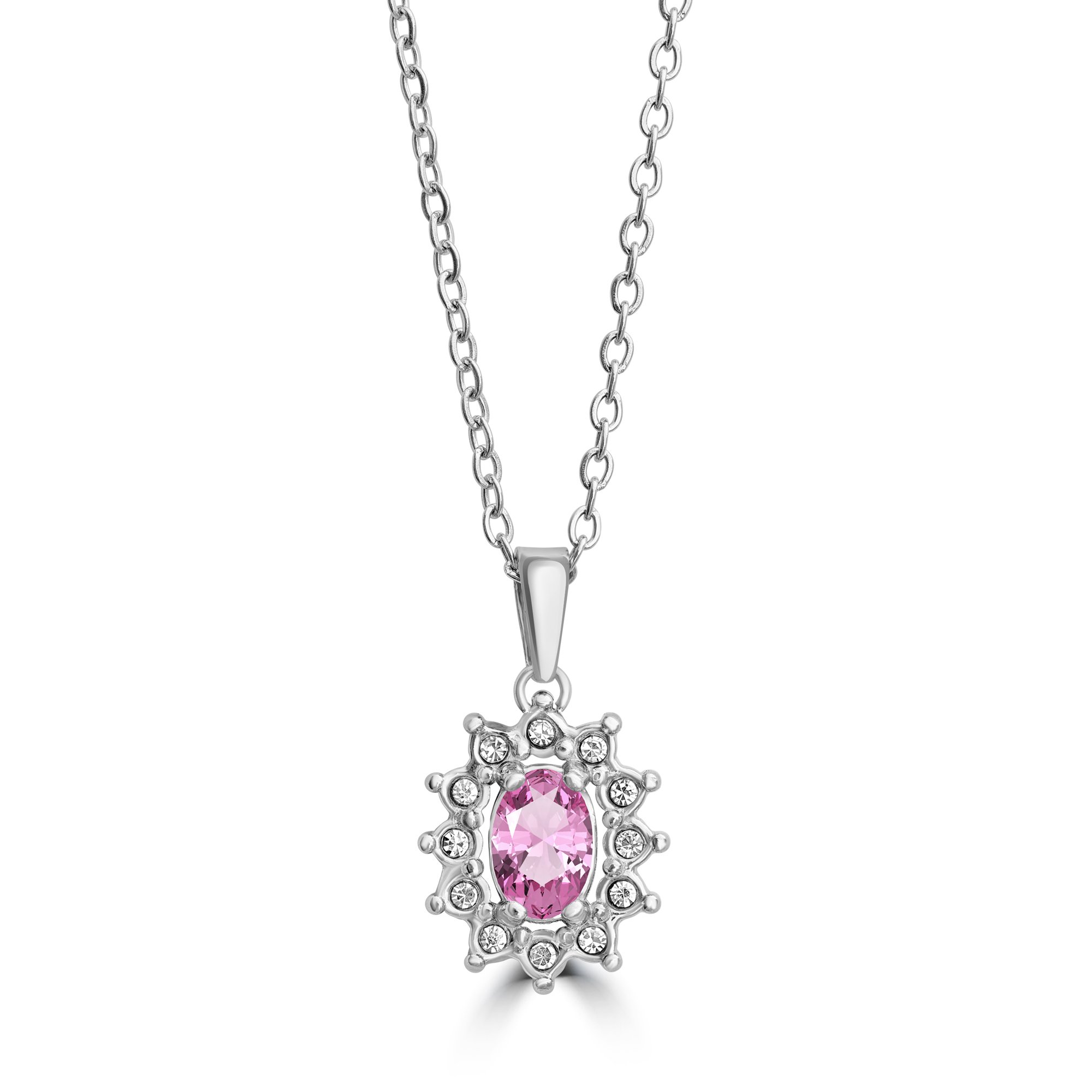 Collana Cristallo Kate rosa Brand Gioielli Cilento shop online