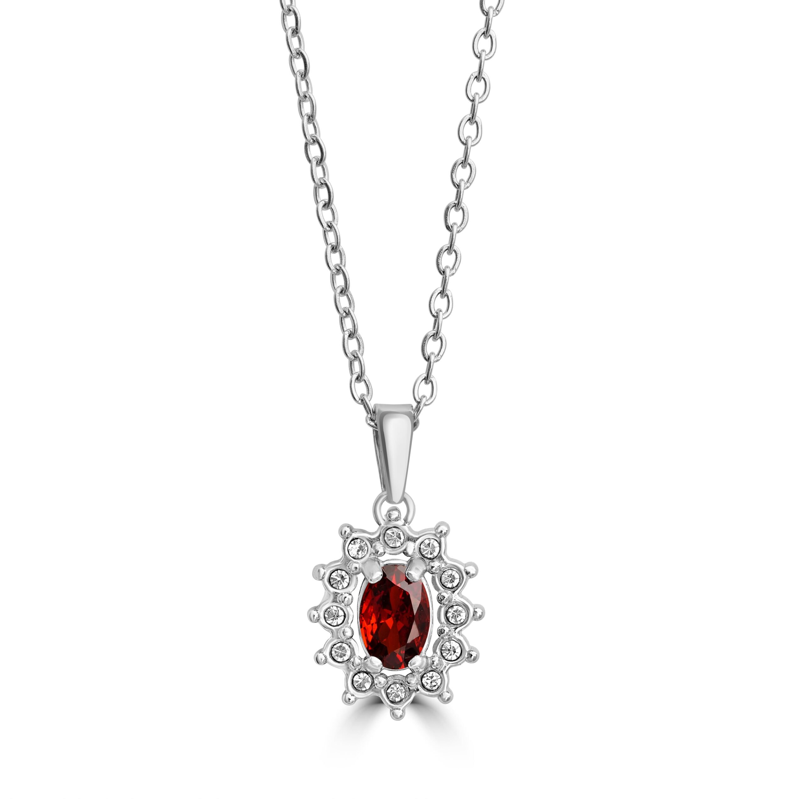 Collana Cristallo Kate rosso Brand Gioielli Cilento shop online