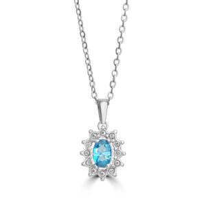 Collana Cristallo Kate turchese Brand Gioielli Cilento shop online