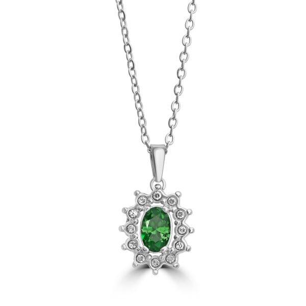Collana Cristallo Kate verde Brand Gioielli Cilento shop online