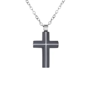 Collana Stroili Man Code Acciaio Bicolore Bianco Nero Cilento shop online