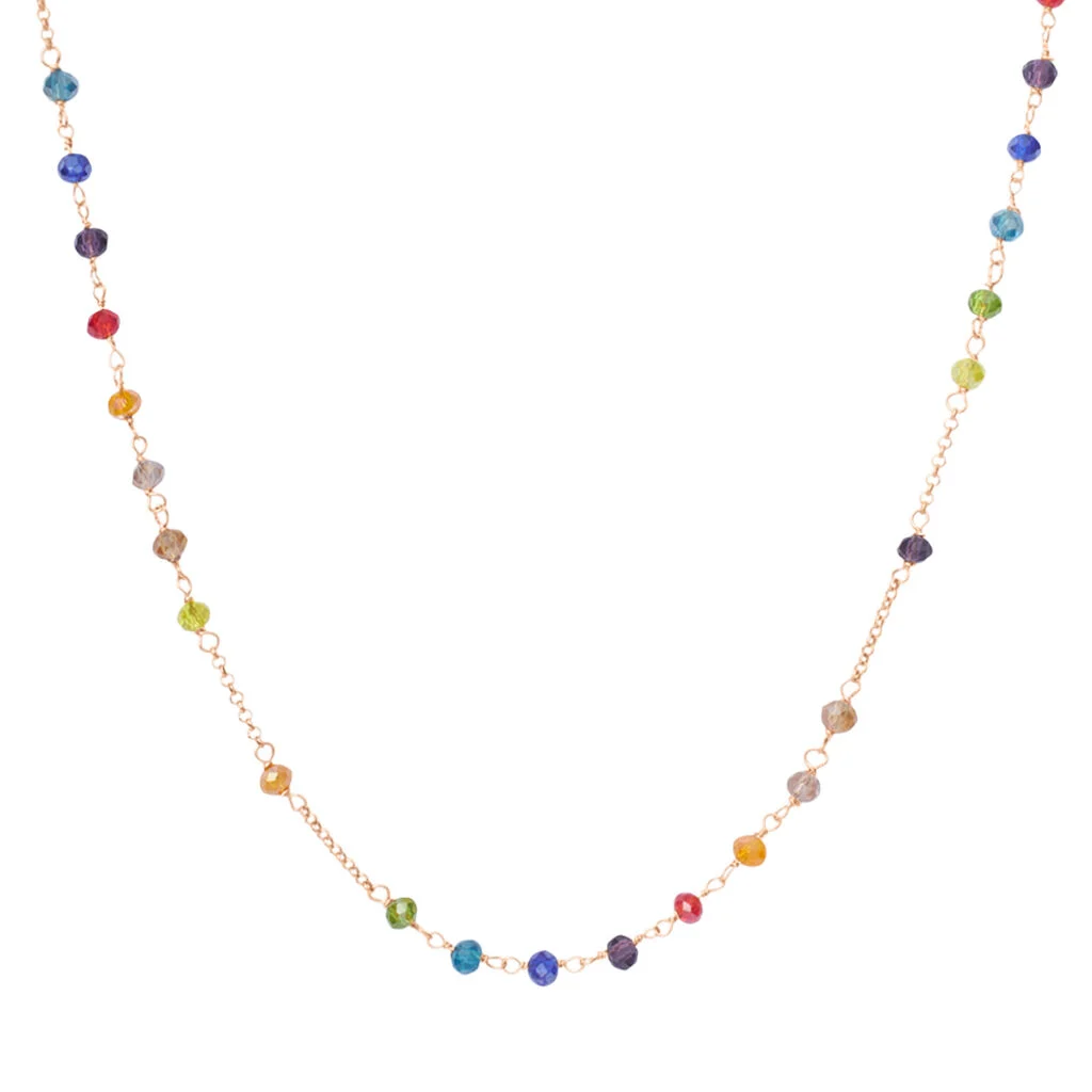 Collana Stroili Silver Soul Argento Rosa Cristallo Cilento shop online