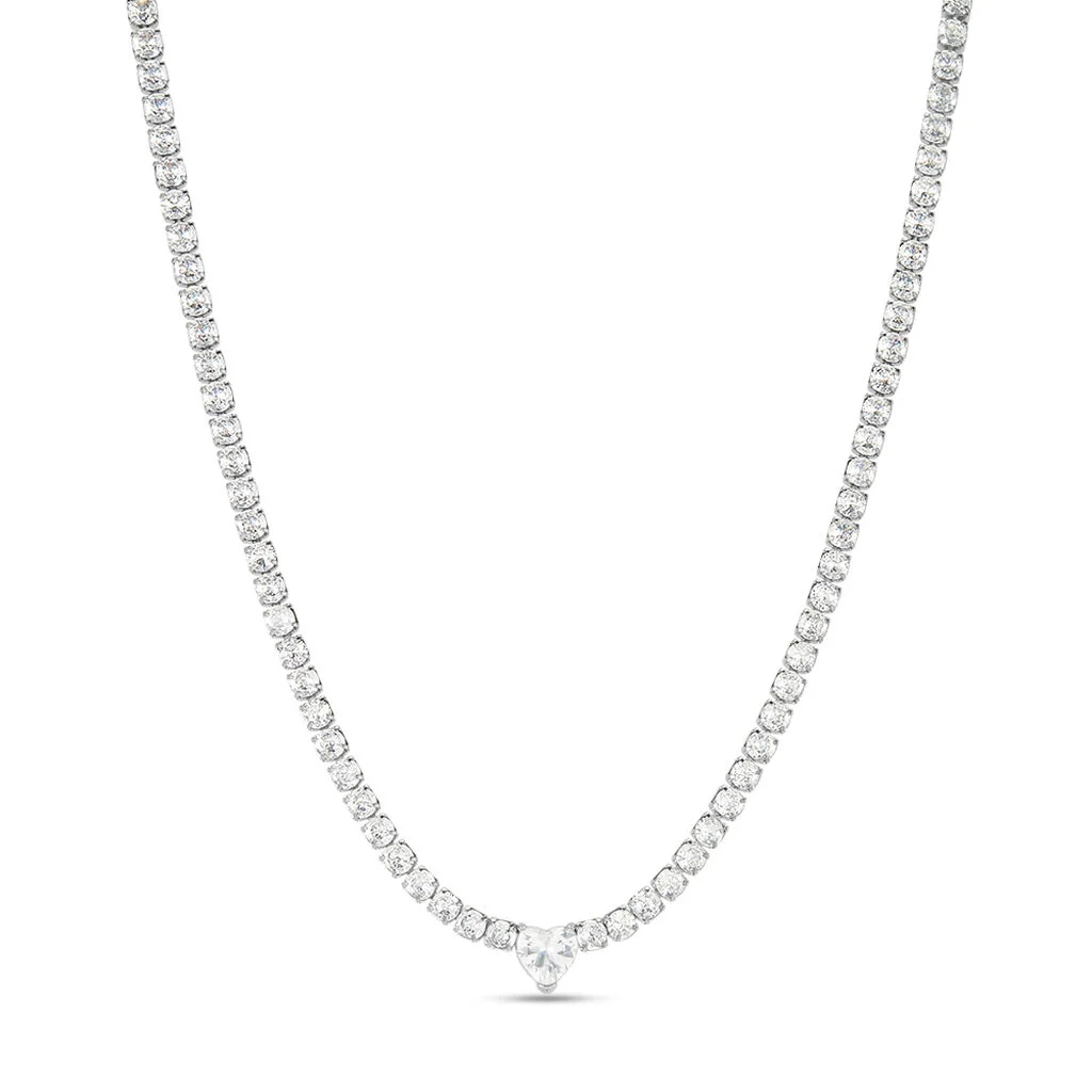 Collana Stroili Tennis Lady Chic Acciaio Cristallo Cilento shop online