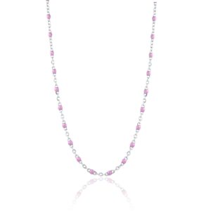 Collana catena smalto viola Brand Gioielli Cilento shop online