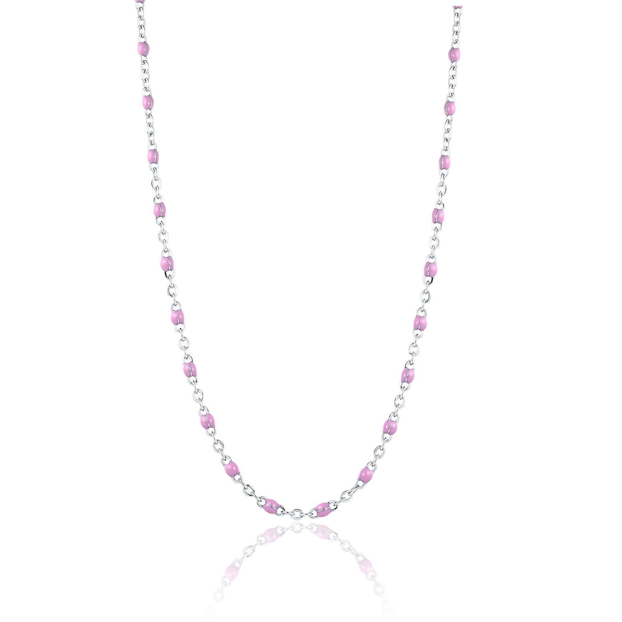 Collana catena smalto viola Brand Gioielli Cilento shop online
