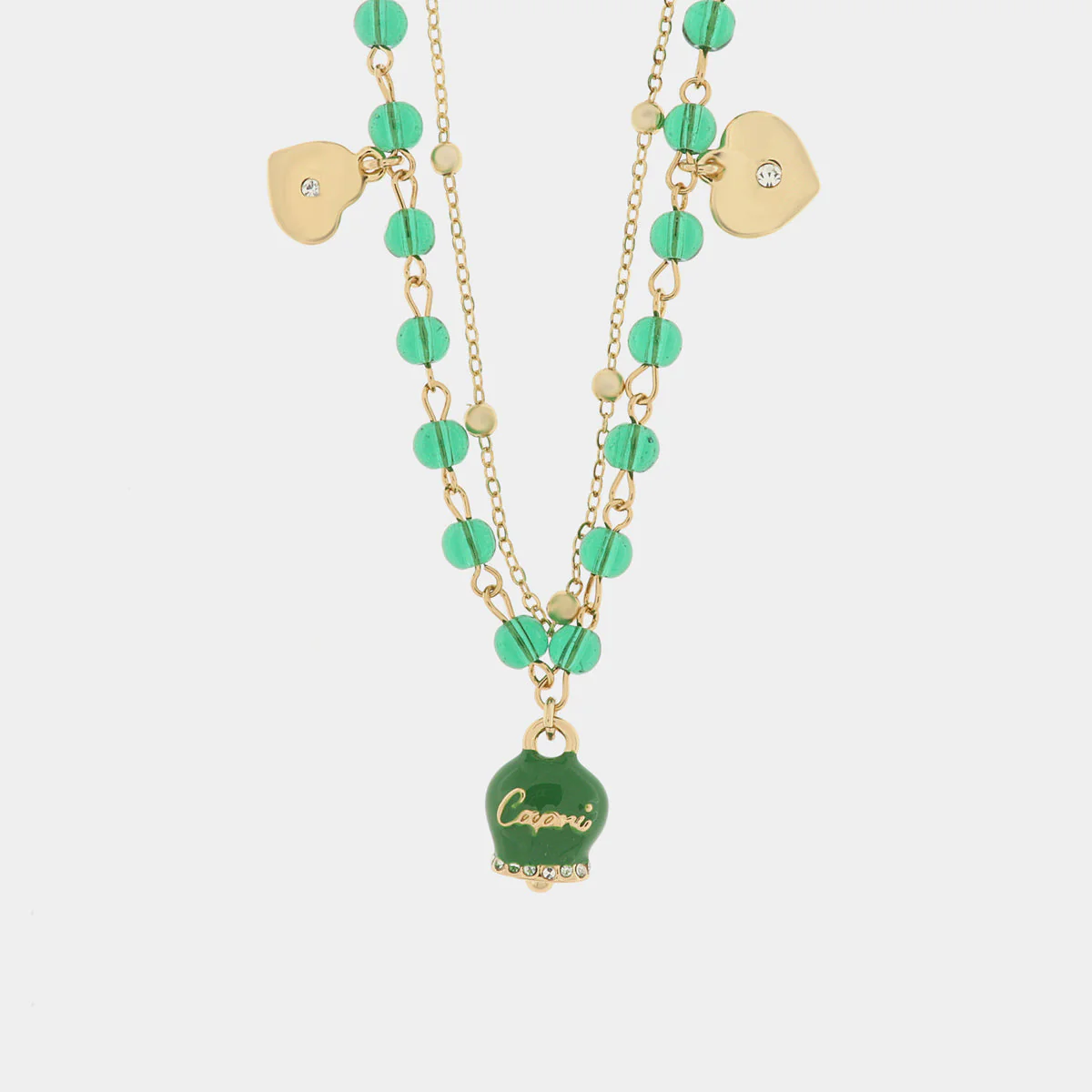 Collana in Metallo Con campanella portafotuna Capri Cilento shop online