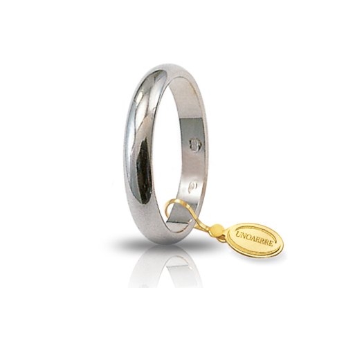 Fede Classica UnoAErre gr.4 in oro bianco 040AFN0010000 Cilento shop online
