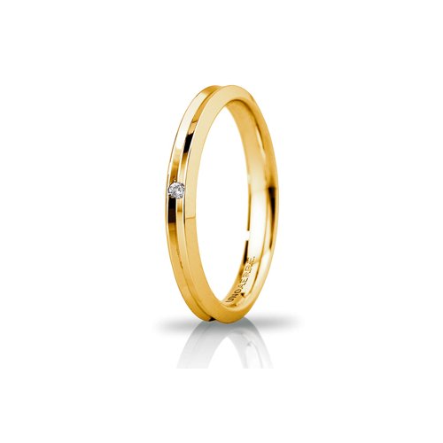 Fede Corona UnoAErre in oro giallo 030AFC2780010 Cilento shop online