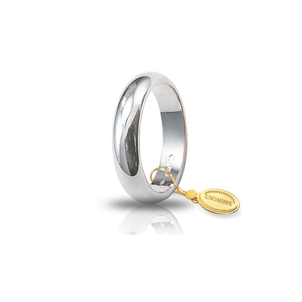 Fede UnoAErre Classica gr.7 in oro bianco Cilento shop online