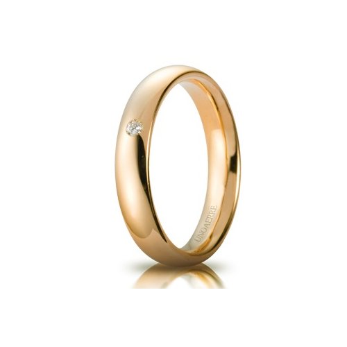Fede UnoAErre Comoda mm. 4,0 in oro giallo Cilento shop online