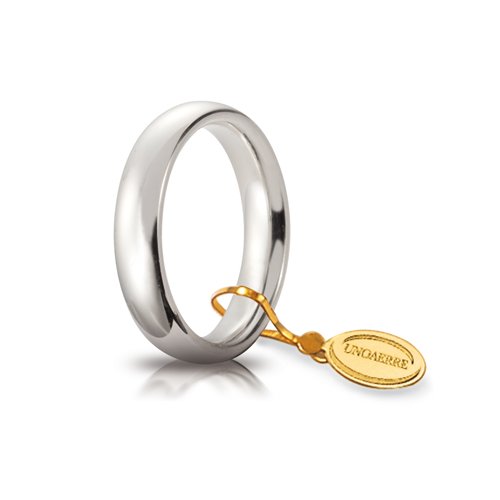 Fede UnoAErre Comoda mm.4,0 in oro bianco 040AFC0010000 Cilento shop online