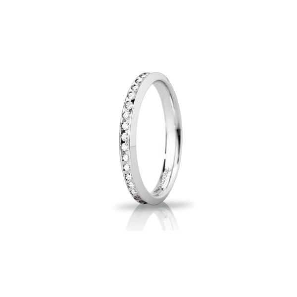 Fede UnoAErre Venere Slim in oro bianco Cilento shop online