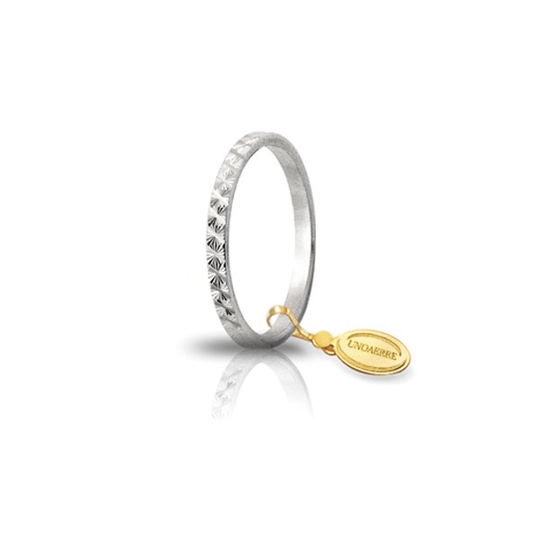 Fedina Gardenia UnoAErre in oro bianco Cilento shop online