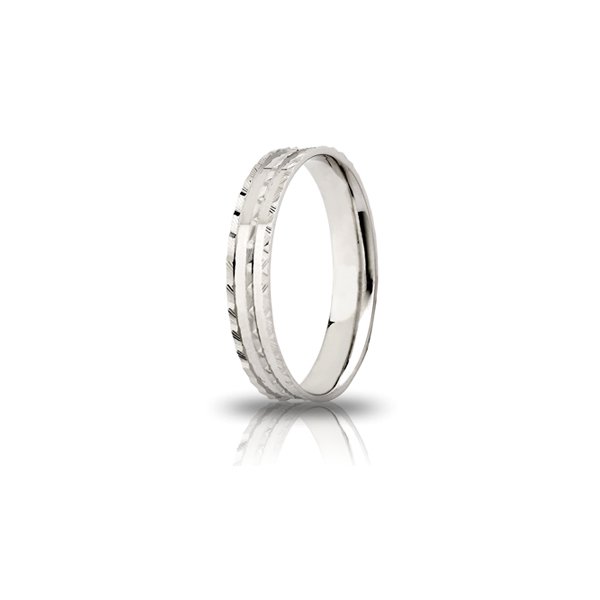 Fedina UnoAErre Ninfea in argento bianco Cilento shop online
