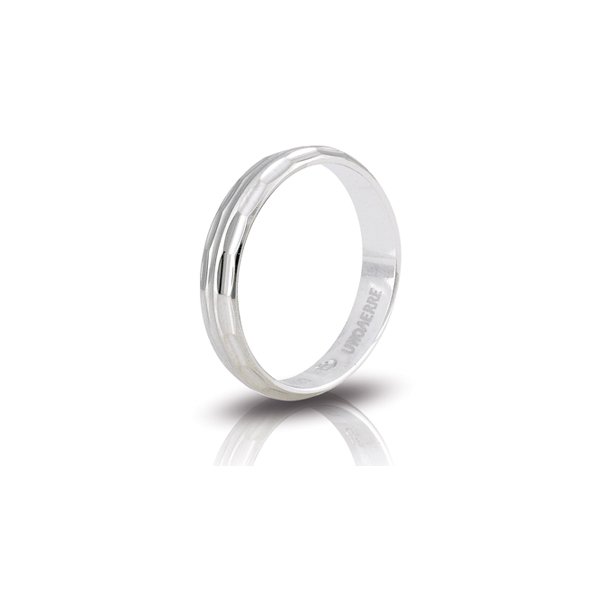 Fedina UnoAErre Peonia in argento bianco Cilento shop online