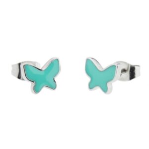 Orecchini Marlù a lobo farfalle smaltate Cilento shop online