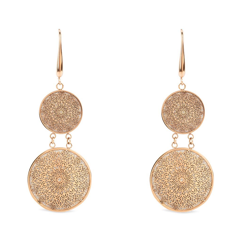 Orecchini Pendenti Lady Shine Acciaio Rosa Stroili Cilento shop online
