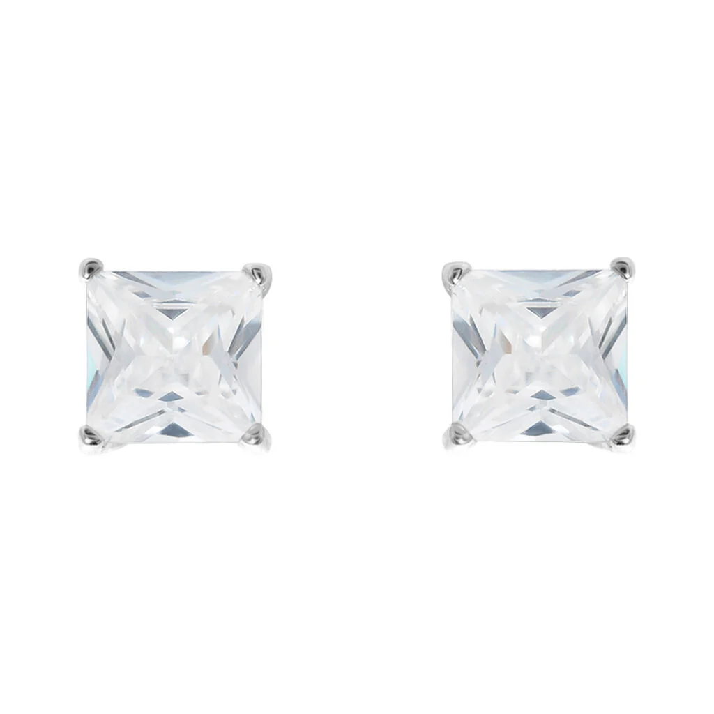 Orecchini Stroili Lobo Punto Luce Silver Elegance Argento Rodiato Cubic Zirconia Cilento shop online