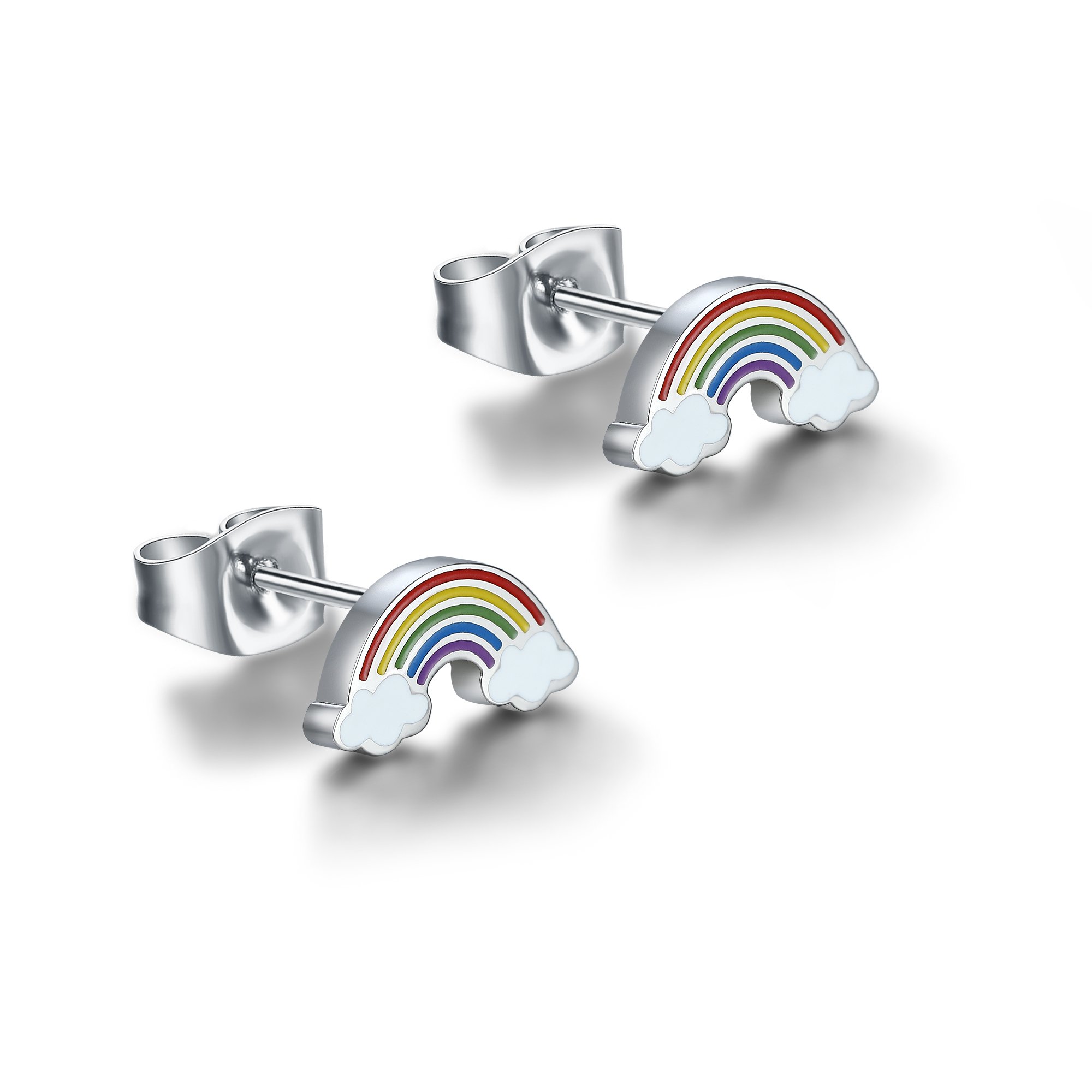 Orecchini arcobaleno smaltato Brand Gioielli Cilento shop online