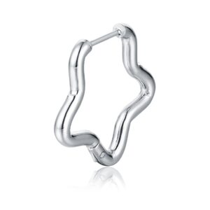 Orecchini singolo scattino stella acciaio Brand Gioielli Cilento shop online