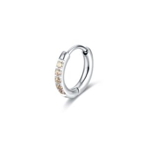 Orecchino Singolo Scattino arancione 12 mm Brand Gioielli Cilento shop online