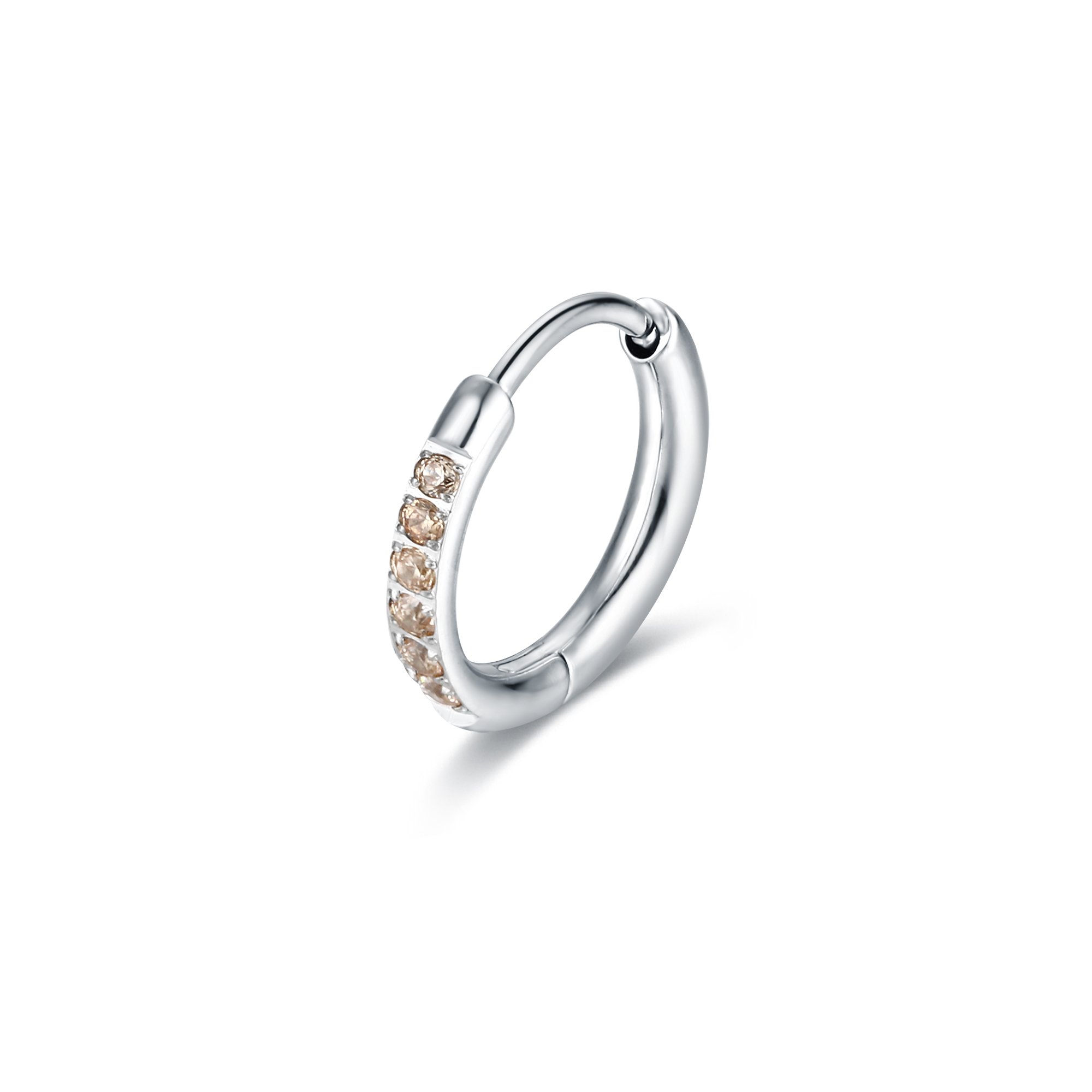 Orecchino Singolo Scattino arancione 14 mm Brand Gioielli Cilento shop online