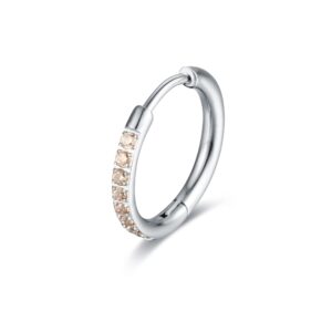 Orecchino Singolo Scattino arancione 16 mm Brand Gioielli Cilento shop online