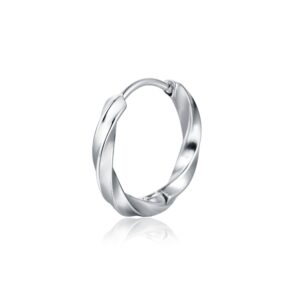 Orecchino singolo scattino torcon acciaio Brand Gioielli Cilento shop online