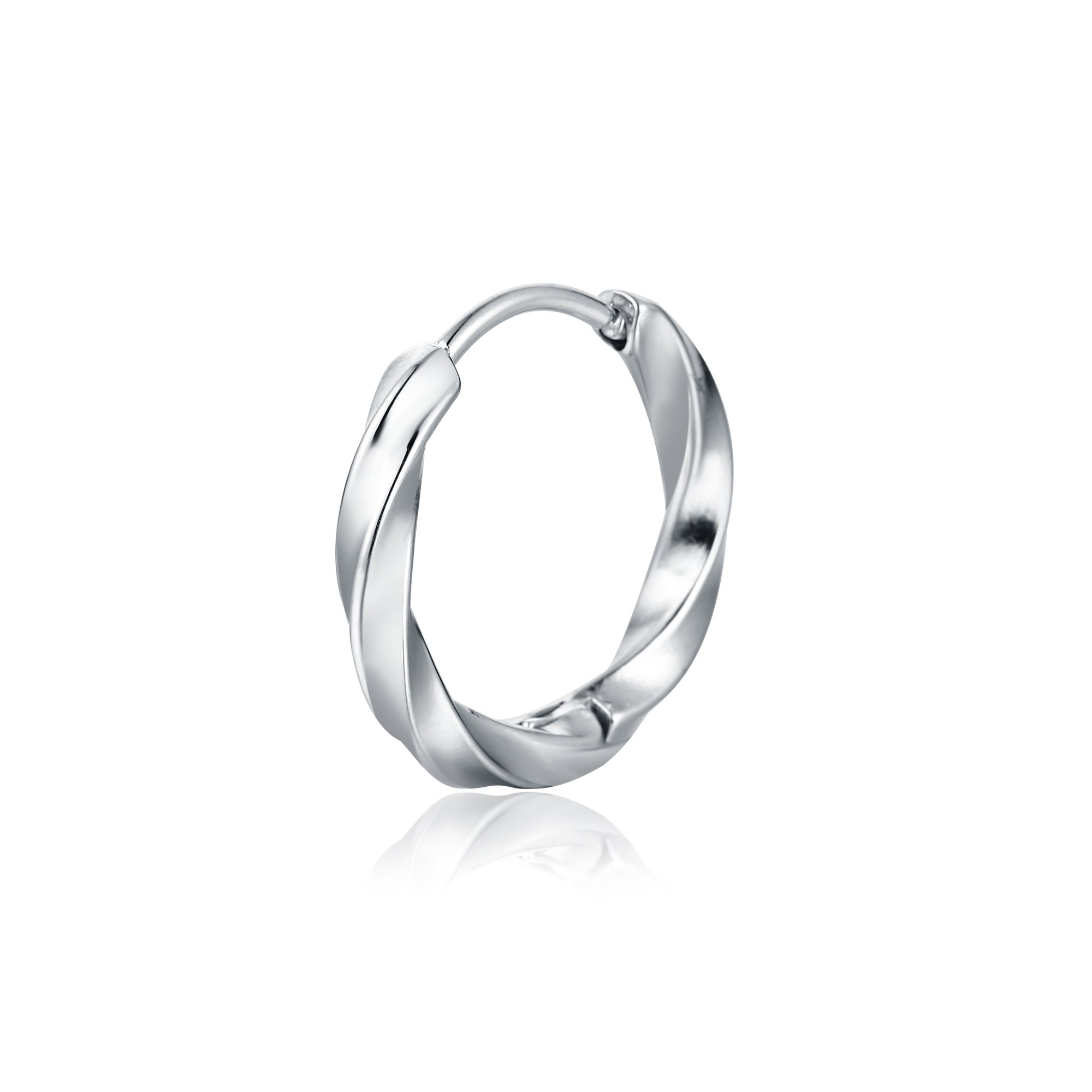 Orecchino singolo scattino torcon acciaio Brand Gioielli Cilento shop online