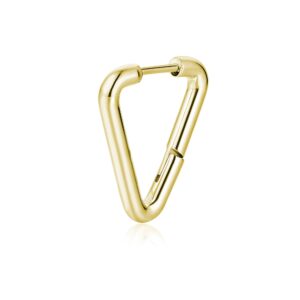 Orecchino singolo scattino triangolo oro Brand Gioielli Cilento shop online