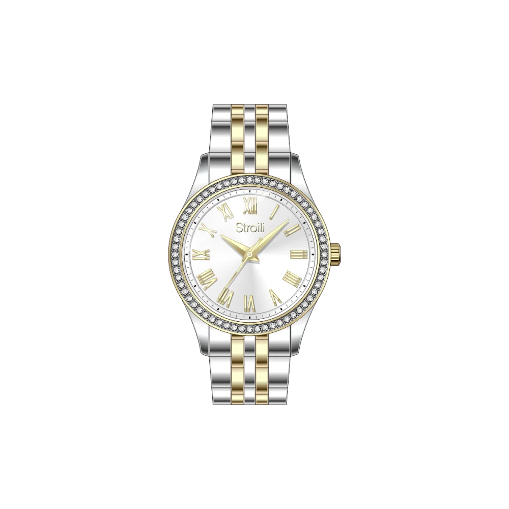 Stroili Orologio Donna Acciaio Bicolore Solo Tempo Silver Amalfi Cilento shop online